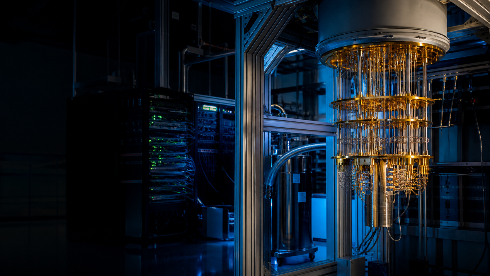 Quantum computing laboratory with a superconducting processor and control electronics